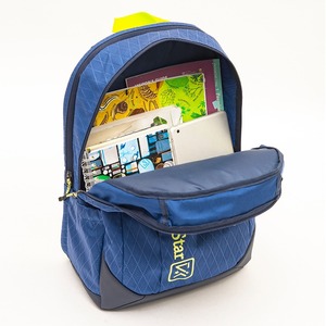 Blue <b>Large</b> Capacity Short Trip Lightweight Versatile <b>Backpack</b> Rhombus Grid Multi-functional Student <b>School</b> Bag Casual Bag - Product Image 3