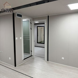 豪华现代钢结构可移动20英尺40英尺别墅模块化预制可扩展集装箱房屋预制移动小家庭 - Product Image 5