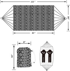 WOQI-hamaca portátil cómoda con bolsa de transporte para dormitorio, <span class=keywords><strong>jardín</strong></span> y patio trasero, barata, venta al por mayor - Product Image 2