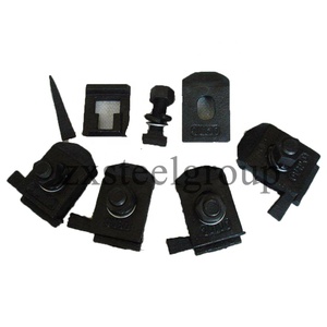 Neues Schienenbefestigungssystem Q235 Stahl-Schienenklemmen WJK-Typ Schienenclip - Product Image 3