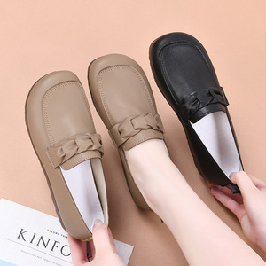 Nuevos Mocasines Transpirables de <span class=keywords><strong>Mujer</strong></span> con Parte Superior Sintética, Planos, Antideslizantes, Casuales, de Caña Baja, Estilo Slip-On, Zapatos de Mamá, Colección Primavera 2026 - Venta Directa de Fábrica - Product Image 1