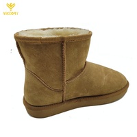 Sepatu Bot Bulu Domba Hangat Dalam Cuaca Dingin Modis Sepatu Bot Salju Shearling untuk Pria dan Wanita Sepatu Bot Kulit Sapi Musim Dingin Obral Bagus