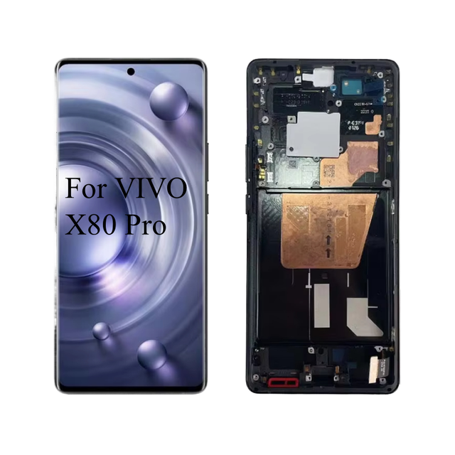 High Quality 1 Year Warranty OLED Touch Screen Digitizer Assembly Replacement for Vivo X80 Pro V2185A V2145