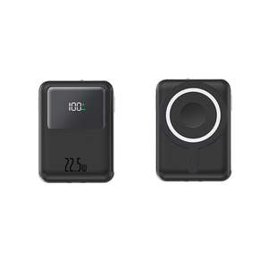 Batterie externe magnétique ultra-mince sans fil PD15 Li-Polymère Type-C portable avec <span class=keywords><strong>2</strong></span> câbles intégrés 5000 mAh 10000 mAh pour montre - Product Image 6