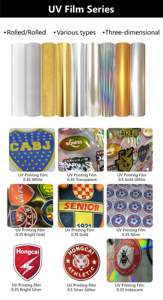 Cuộn phim chuyển nhiệt TPU in UV 3D silicon độ đàn hồi cao 0.35/0.5MM dùng cho vải may mặc & miếng vá áo thun, máy in UV - Product Image 2