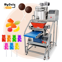 Mijn semi-automatische suikergoed- en gummy-lollipop-depositiemodule, kleine machine voor het maken van jelly candy