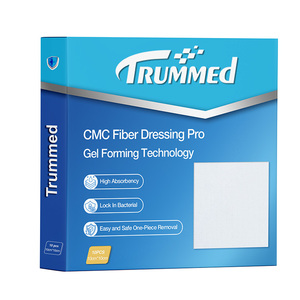 Apósito de Fibra Hidroabsorbente CMC Trummed, Apósito de Fibra CMC <span class=keywords><strong>con</strong></span> Gel Estéril de Alta Absorción para Heridas <span class=keywords><strong>con</strong></span> Exudado Moderado a Abundante - Product Image 6