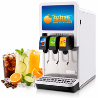 Machine à boissons gazeuses commerciale OEM ODM à 3 robinets, distributeur de soda pour les magasins de proximité