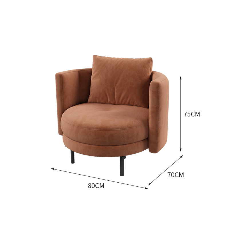 Canapé simple orange