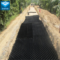 Géocell en HDPE texturé OBOR, profondeur de cellule 100 mm, pour la protection des pentes et la stabilisation des talus