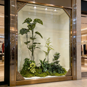 Plante artificielle verte de grande taille haut de gamme, douce, pour la décoration extérieure de jardin et de paysage - Product Image 3