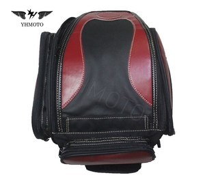 Para Yamaha YZF-R1 <span class=keywords><strong>MT</strong></span>- <span class=keywords><strong>09</strong></span> 07 Niken GT <span class=keywords><strong>V</strong></span> Star Tenere 700 motocicleta de viaje de cuero bolsa de Sissy Bar bolsa Rack asiento contenedor - Product Image 5