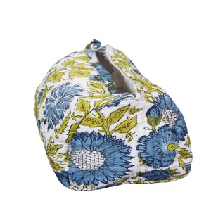 Bolsas de Cosméticos de Algodón con Estampado Artesanal, Ligeras, Transpirables, Estilo Bohemio, para Viaje, Baño o Sala de Estar, Precio al por Mayor en India - Product Image 5