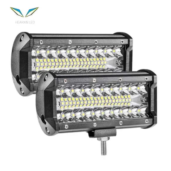 7 Zoll 120W LED Arbeits scheinwerfer Bar Combo Offroad 4x4 Nebels chein werfer Lampe für LKW 12V Scheinwerfer für BoatLED