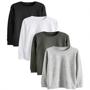 Camiseta de Manga Larga para Hombre, 230g, 100% Algodón, Cuello Redondo, Lisa, con Logotipo Personalizado, Estilo Casual - Product Image 3