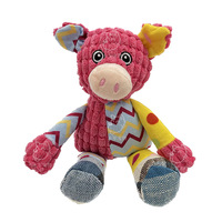 Jouets pour chiens résistants aux grincements et aux froissements, jouet à mâcher en peluche durable résistant aux morsures pour chiots, pour chiens de grande, moyenne et petite taille