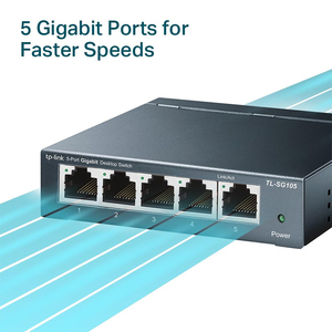 Switch de bureau TP-Link 5 ports 10/100/1000 Gbps TL-SG105 - Product Image 5