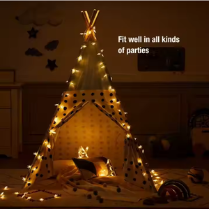 Qualità Premium Tenda portatile per bambini che giocano a <span class=keywords><strong>casa</strong></span> della tenda di Design nuovo Teepee per interni/esterni tende giocattolo morbido per bambini e ragazze - Product Image 6