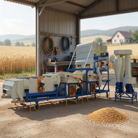 Nettoyeur de graines de blé et de tournesol pour le Turkménistan, machine agricole de criblage pour le blé, le tournesol et l'orge