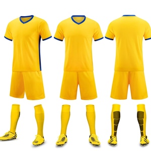 Maillot de football pour garçons, équipe nationale, ensemble short, coton/bambou, élasthanne, couleurs personnalisées, impression personnalisée, logo personnalisé, sport personnalisé - Product Image 1