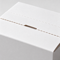 Boîte pliable à languette en carton ondulé avec taille et impression personnalisées pour l'exécution des commandes e-commerce