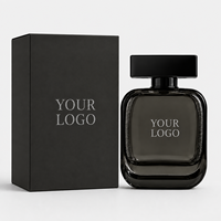 LF Custom Stock Black Men's Perfume Glass Bottle Original Long Lasting Fragrance Rose Jasmine Scent Eau De Parfum OEM ODM