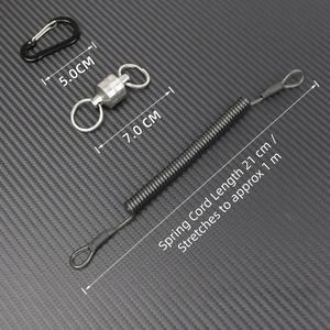 Sangle <span class=keywords><strong>de</strong></span> sécurité magnétique pour poignet, cordon rétractable en acier, porte-clés pour outils <span class=keywords><strong>de</strong></span> pêche en plein air et équipement portable - Product Image 3