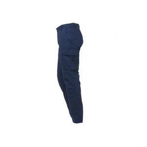 U-POWER - EY123WB-4XL Ocean WestLake <b>Blue</b> work trousers in stretch cotton <b>canvas</b> - EAN 8033546344293 WORK TROUSERS - Product Image 4