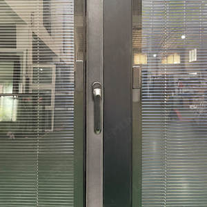 Volet roulant de sécurité en aluminium robuste, noir, résistant au vent, pour fenêtre à battants - Product Image 3