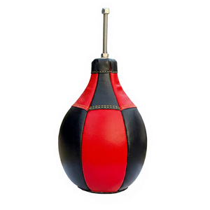 Balón de Boxeo Personalizado con Grabado en Relieve, de Cuero Genuino, Precio de Fábrica, Balón de Entrenamiento Inflable LPB-0010 - Product Image 1