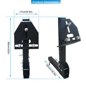 ราวยางอะไหล่พับได้ RV SUV 2นิ้วแบบลาก - Product Image 4
