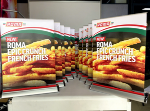 Custom A3 A4 <span class=keywords><strong>Roll</strong></span> <span class=keywords><strong>Up</strong></span> Banner Stand Display fiera del commercio Banner retrattile segno di promozione all'ingrosso <span class=keywords><strong>Roll</strong></span> <span class=keywords><strong>Up</strong></span> Banner - Product Image 2