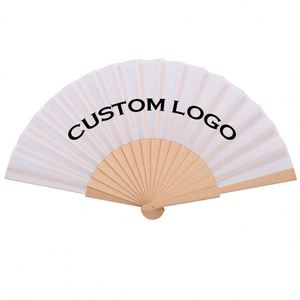 <b>Personalised</b> Decorative Hand <b>Fan</b> for Wedding Bridal Festival Party and Daily Use Portable Foldable <b>Fan</b> with Custom Print - Product Image 3