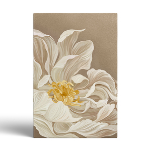 Mới sáng tạo nở hoa mẫu đơn trắng hoa vải sơn kỹ thuật số in treo tường nghệ thuật - Product Image 1