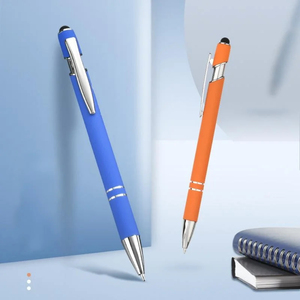 Hot Selling Promotional New Multifunction Ball Stylus Soft Touch Screen <strong>Pen</strong> Custom Logo Metal Ballpoint <strong>Pens</strong> - Product Image 4