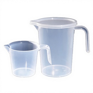 Laboratory Grade Plastic <b>Measuring</b> <b>Cup</b> With Lid 1000Ml And 250Ml <b>Set</b> For Precise <b>Measurement</b> - Product Image 4