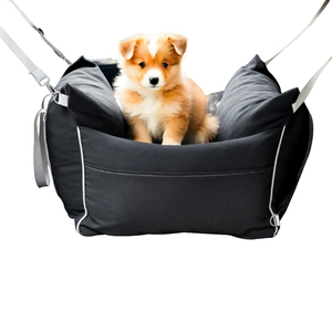 <span class=keywords><strong>Rehausseur</strong></span> de siège de voiture portable pour animaux de compagnie <span class=keywords><strong>Cosy</strong></span> Travel avec sangle réglable pour petits chiens et chats - Product Image 1
