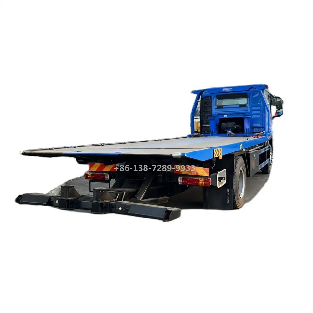 Sinotruk howo Winch Platform 7.2m Roll Back Wheel Lift 8Ton 10 Ton flatbed wrecker tow truck japan for sale