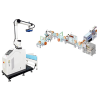 Robot collaboratif automatique pour l'empilage de palettes, machine de palettisation, cobot, cartons, bouteilles, sacs, palettiseur, papier, boissons, aliments, bois, plastique