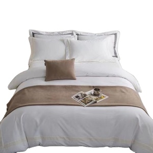 Mới Đến Giá Rẻ Giá Hiện Đại Rắn Colour Sang Trọng Tất Cả Các Polyester Giường Runner Cho Khách Sạn 5 Sao - Product Image 6