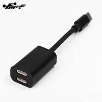 Konverter Audio Iphone 2 In 1, Adaptor USB Kabel Aux Jack Earphone Splitter untuk iPhone