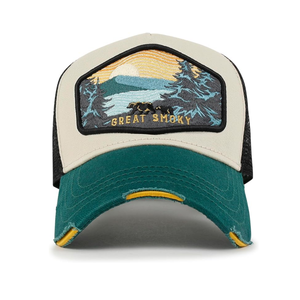 Gorra de béisbol estructurada de 5 paneles unisex, gorra de moda con parche de logotipo bordado personalizado de alta calidad, protección solar trasera - Product Image 2