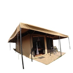 Extended Type Camping <b>Tent</b> 6-8 Person Oxford Cloth One Bedroom Three Season <b>Large</b> Space Outdoor Shelter - Product Image 3