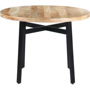 Table à manger ronde en bois massif de qualité supérieure avec finition imperméable pour la salle à manger moderne, le restaurant, le café et l'hôtellerie - Product Image 4