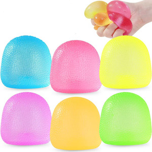 High Quality Colorful Large Ice Cube Tpr Promotional Sensory Soft Stress Relief <b>Squeeze</b> Toys for Kids Boys and Girls - Product Image 4