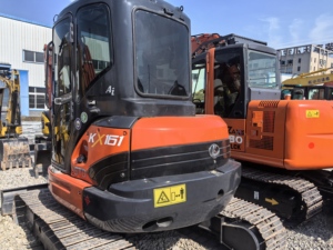 Mini-excavatrice Kubota KX161 d'occasion de haute qualité, 6 tonnes, fabrication japonaise, avec certification CE EPA. - Product Image 6