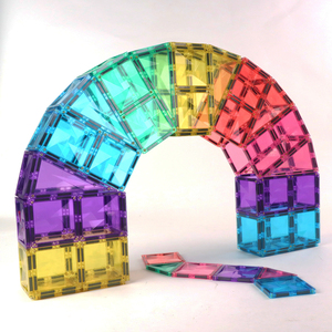 MNTL Kids' Magnetic Toys Diy Assembly 108pcs Magnetic Building <strong>Blocks</strong> Educational Learning Montessori Toys for Kids With ASTM - Product Image 6