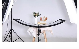 Actualización 156*61CM Catch Light <span class=keywords><strong>Arclight</strong></span> Curved U Shaped Plegable Photo Studio Background Board 86cm Light Stand - Product Image 6