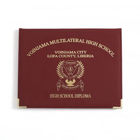 Carpeta Porta Diplomas de Cuero PU de Lujo Personalizada A4 A5 para Estudiantes Escolares, Universitarios, Graduaciones, Presentaciones, Certificados