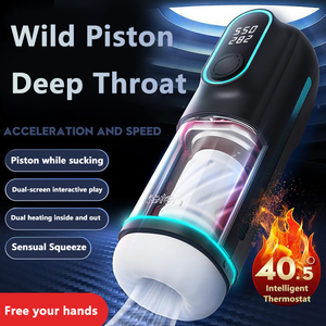 Copo Masturbador Masculino de Alta Velocidade com Função de Aquecimento e Sucção Profunda para Lojas Adultas - Super Motorizado - Product Image 1